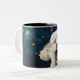 Funny Christmas dog Mugs Wird Merry Christmas Mug Zweifarbige Tasse
