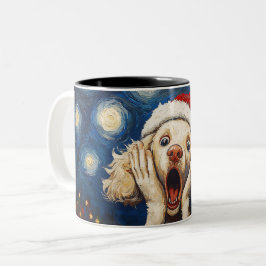 Funny Christmas dog Mugs Wird Merry Christmas Mug Zweifarbige Tasse