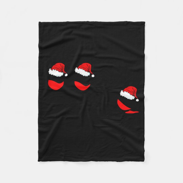 Funny Christmas Drink Drank Drunk Xmas Holiday  Fleecedecke (Vorderseite)