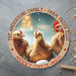 Funny Christmas Egg Carton Labels Niedlich Fun Chi Runder Aufkleber<br><div class="desc">Ein lustiges,  niedliches Weihnachtsfotografie Design. Passen Sie diese Aufkleber einfach an Ihre Marke an und fügen Sie Ihr eigenes Foto hinzu,  wenn gewollt! Mit Zaubershirts konzipiert</div>