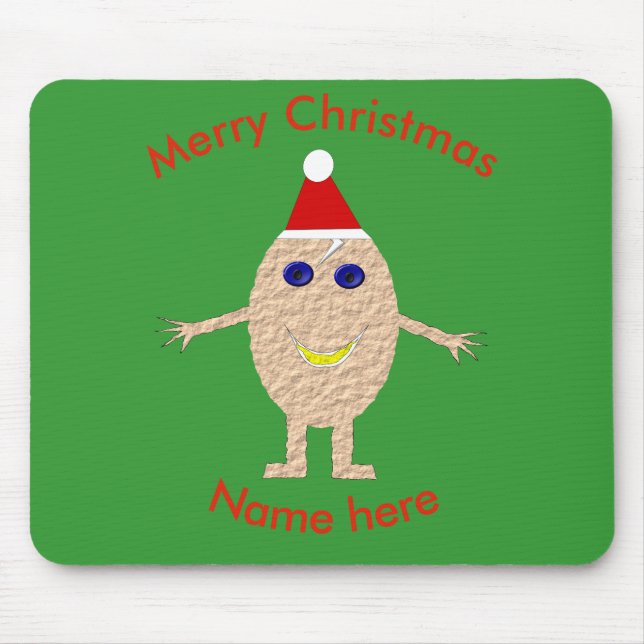 Funny Christmas Egg Mousepad (Vorne)