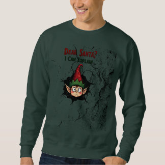 Funny Christmas Elf Design - Sweatshirt