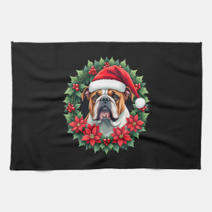 Funny Christmas English Bulldog Tank Top Geschirrtuch