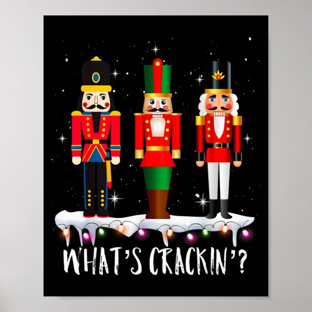 Funny Christmas Family Whats Crackin_ Nutcracker - Poster (Vorne)