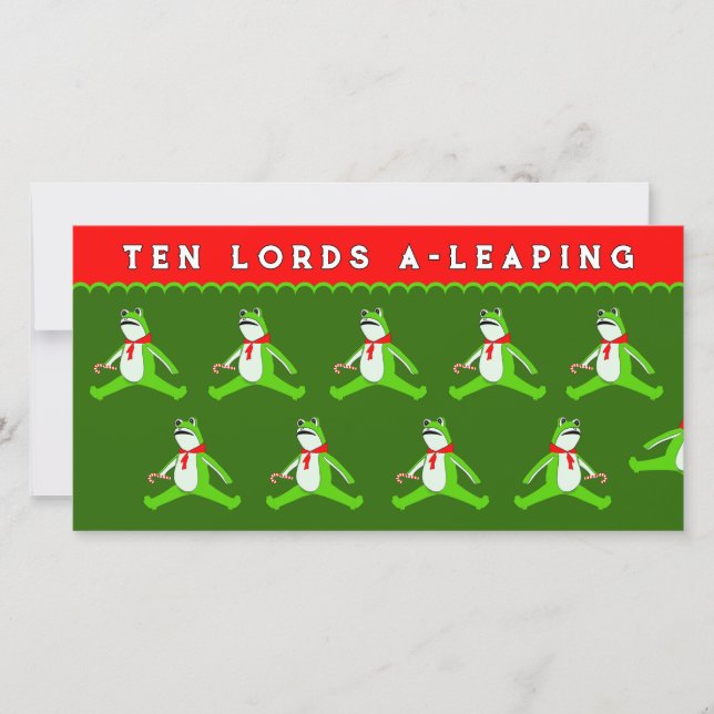 Funny Christmas Feiertagskarte (Vorderseite)