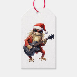 Funny Christmas Frosch Rock Band Geschenk Wrap To  Geschenkanhänger