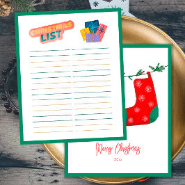 Funny Christmas Game Secret Weihnachtsliste