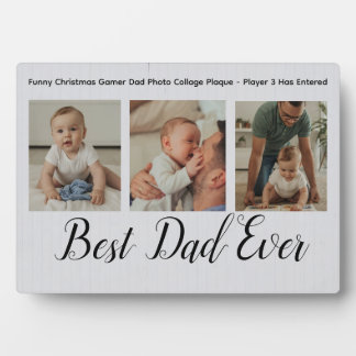 Funny Christmas Gamer /Custom Funny Funny Bester V Fotoplatte