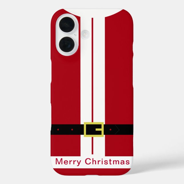 Funny Christmas Geschenk Weihnachtsmann Design Case-Mate iPhone Hülle (Rückseite)