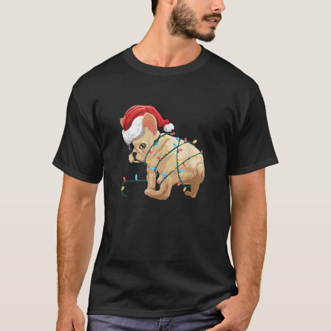 Funny Christmas Gift For A French Bulldog Owner  T-Shirt (Vorderseite)