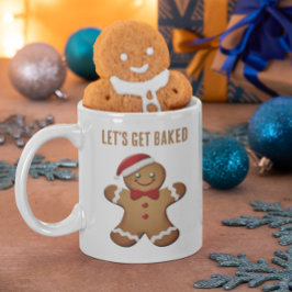 Funny Christmas Gingerbrot Mann Personalisiert Kaffeetasse