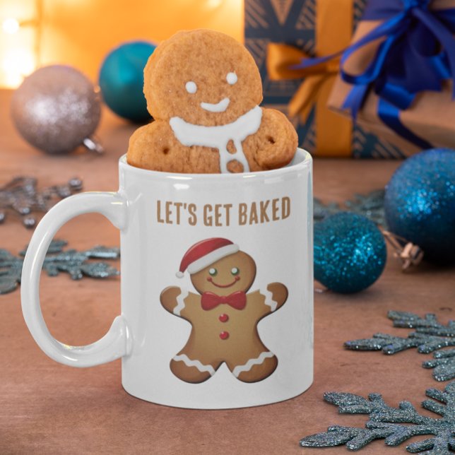 Funny Christmas Gingerbrot Mann Personalisiert Kaffeetasse (Von Creator hochgeladen)