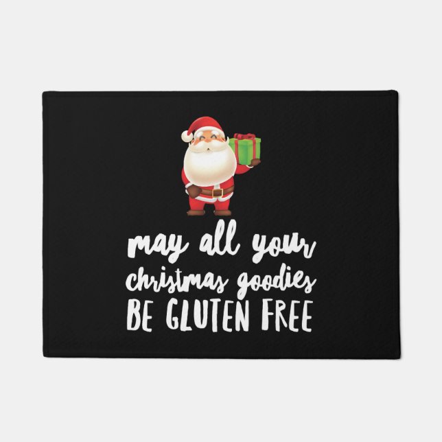 Funny Christmas Gluten Free Fußmatte (Vorderseite)