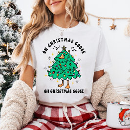 Funny Christmas Goose - Oh Christmas Goose T-Shirt