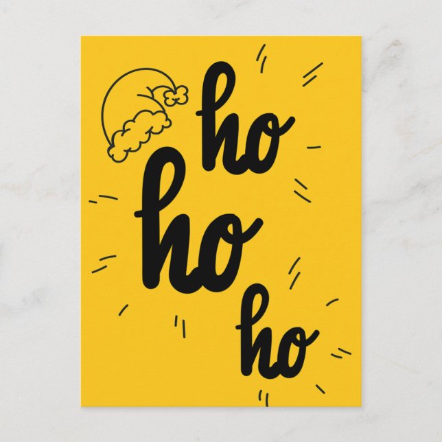 Funny Christmas Grußkarte Feiertagspostkarte (Vorderseite)