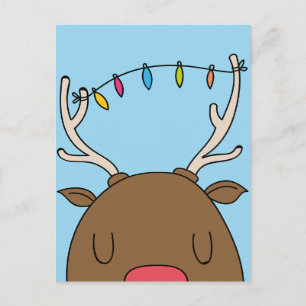 Funny Christmas Grußkarte Feiertagspostkarte