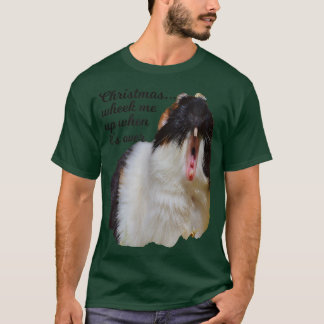 Funny Christmas Guinea Pig sagt "Wheel Me Up, wenn T-Shirt