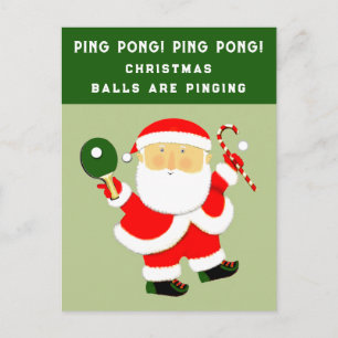 Funny Christmas Holiday Postcard Feiertagspostkarte