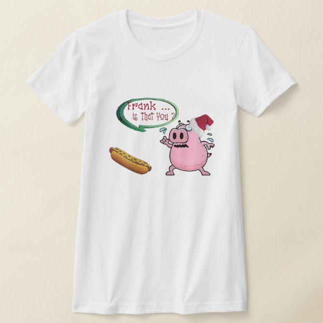 Funny Christmas Hot Dog GRILLEN Spaß T-Shirt (Ablage )