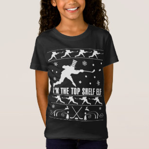 Funny Christmas Ice Hockey Ugly Sweater Geschenk T T-Shirt