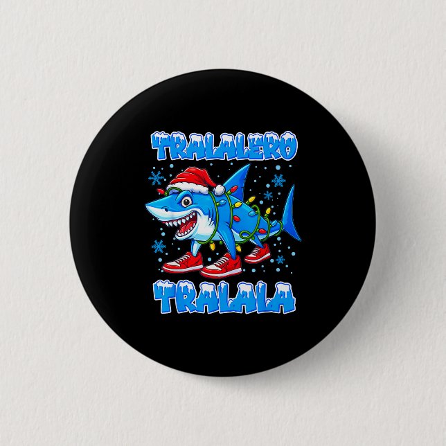 Funny Christmas Italian Brain Rot For Men Women Bo Button (Vorderseite)