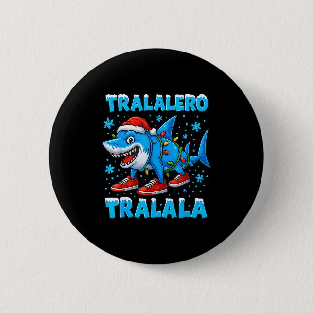 Funny Christmas Italian Brain Rot For Men Women Bo Button (Vorderseite)