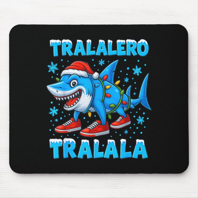 Funny Christmas Italian Brain Rot For Men Women Bo Mousepad (Vorne)