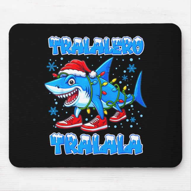 Funny Christmas Italian Brain Rot For Men Women Bo Mousepad (Vorne)