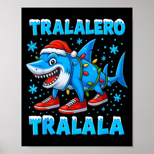 Funny Christmas Italian Brain Rot For Men Women Bo Poster (Vorne)