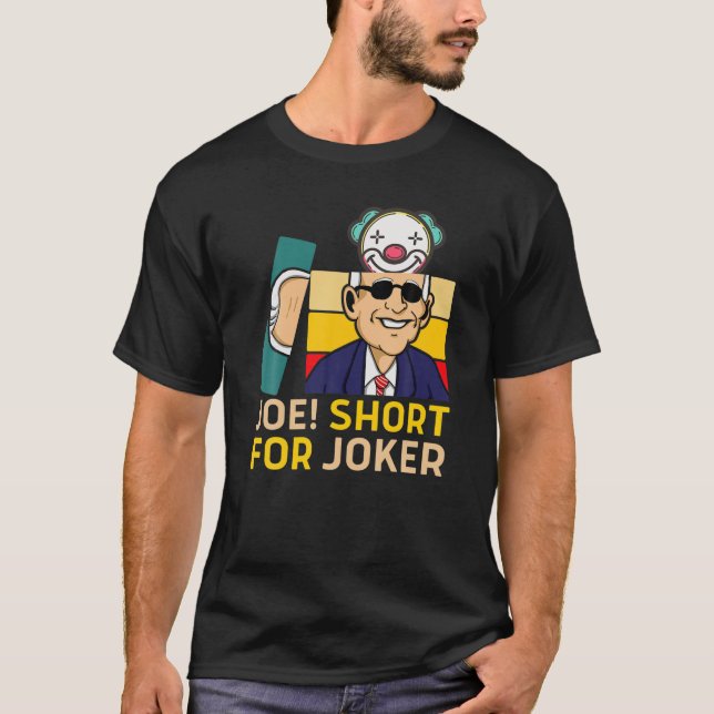 Funny Christmas Joe Biden Clown Joker American Ugl T-Shirt (Vorderseite)