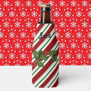 Funny Christmas Kleine Geschenk Add NAME Beer Flaschenkühler