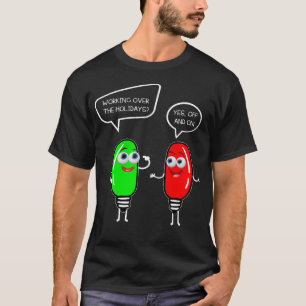 Funny Christmas Lights Joke Light Bulle arbeitet a T-Shirt
