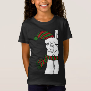 Funny Christmas Llama Niedlich Llama T-Shirt