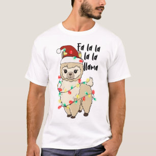 Funny Christmas Llama T-Shirt
