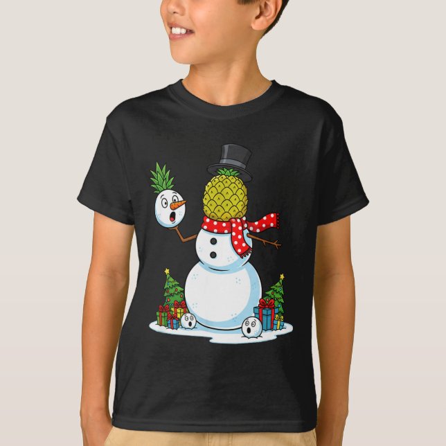 Funny Christmas Ne Snowman Xmas Mens Womens Kids  T-Shirt (Vorderseite)