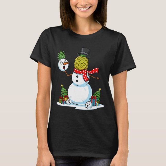 Funny Christmas Ne Snowman Xmas Mens Womens Kids  T-Shirt (Vorderseite)