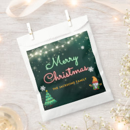 Funny Christmas Neon Sign Party Geschenktütchen