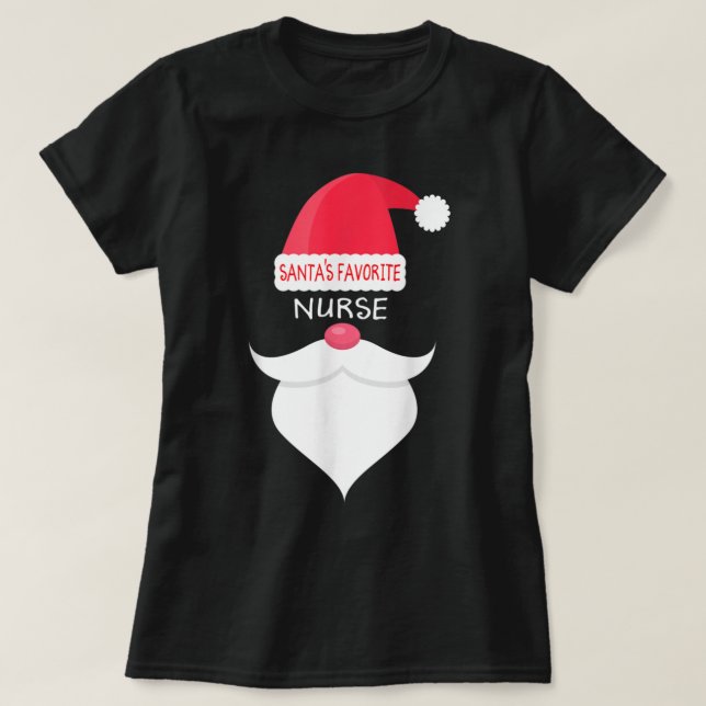 Funny Christmas Nursing, die Lieblingsnahrung des  T-Shirt (Design vorne)