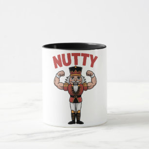 Funny Christmas Nutcracker Nuty Natürliche Fitness Tasse