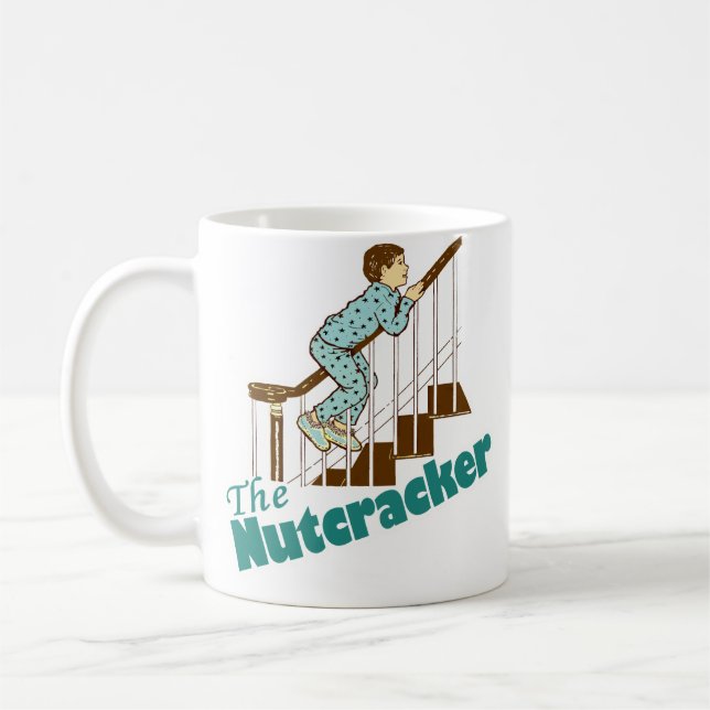 Funny Christmas Nutcracker Tasse (Links)