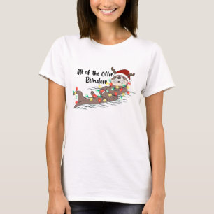 Funny Christmas Otter T-Shirt