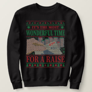 FUNNY CHRISTMAS POKER UGLY SWEATER SWEATSHIRT