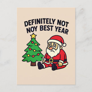 funny Christmas Postcard Postkarte