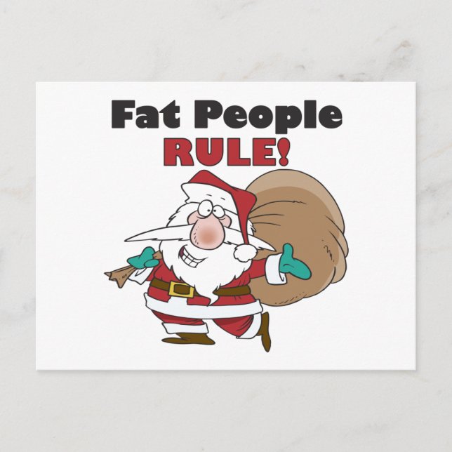 Funny Christmas Postcards Feiertagspostkarte (Vorderseite)