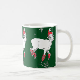 Funny Christmas Pranding Dall Sheep Ram Cup Tasse