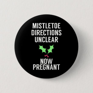 Funny Christmas Prenouncancy Ankündigung T-Shirt f Button