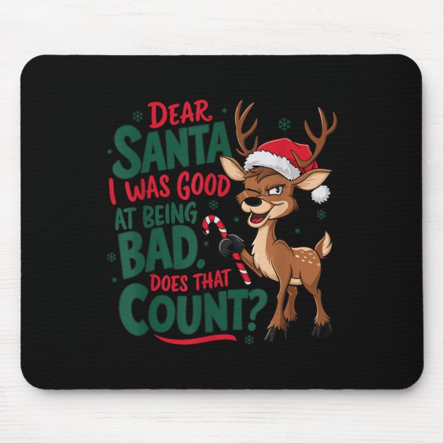 Funny Christmas Quote  Mousepad (Vorne)