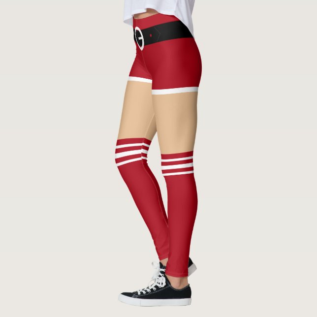 Funny Christmas Santa Claus Leggings (Links)
