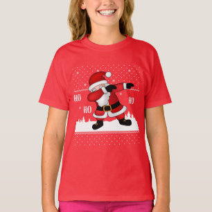 Funny Christmas Santa Dabbing T - Shirt