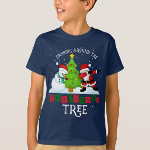 Funny Christmas Santa Dabbing T - Shirt